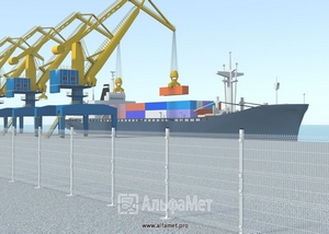 2D ограждения для морских и речных портов в Тюмени