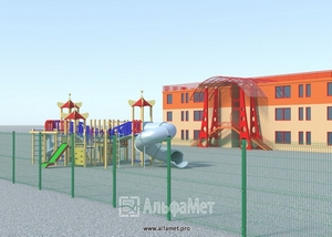 2D ограждения для школ и детских садов в Тюмени